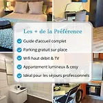 Lägenhet Ma Preference - Cozy - Parking Gratuit - Proche Commerces & Transports *